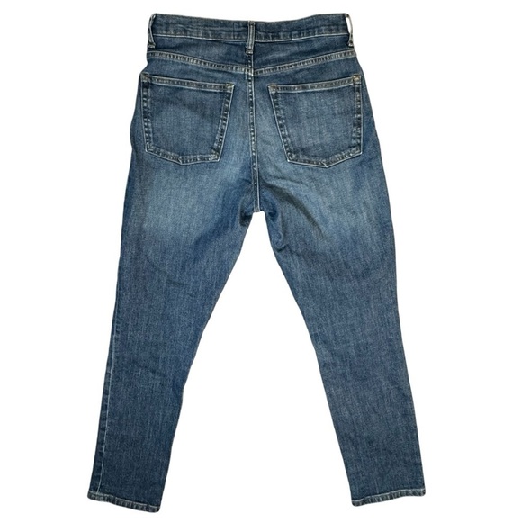 Everlane Denim Jeans Medium Wash Straight Leg Womens Size 27 - Picture 4 of 7